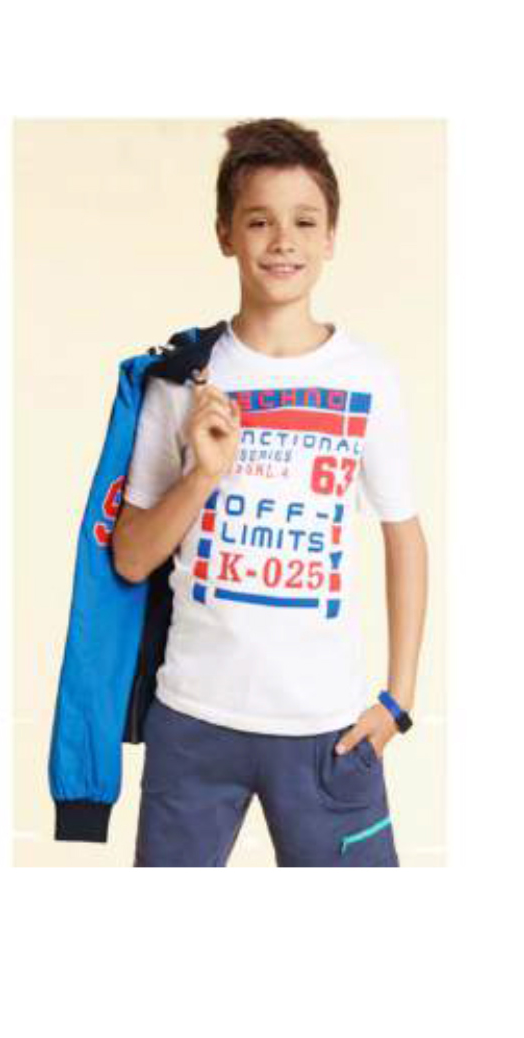 Boy graphic tee with short terry pants (100% cotton with terry cotton/spandex)